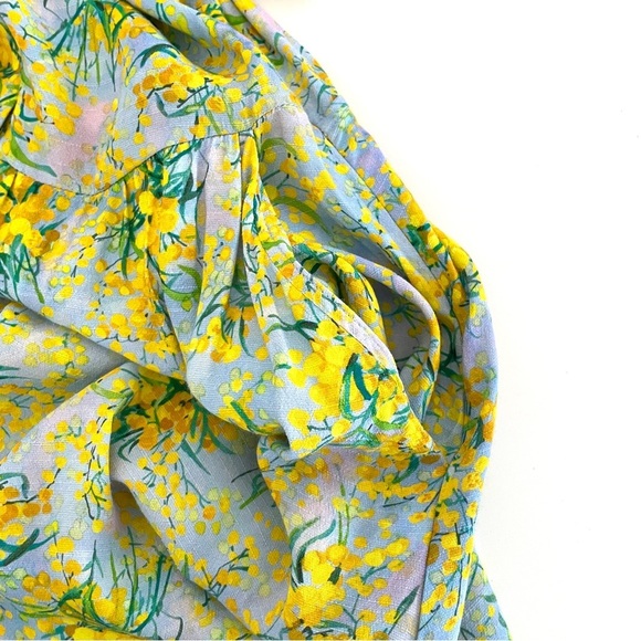 & Other Stories Flutter Sleeve Floral Midi Dress - Picture 10 of 15